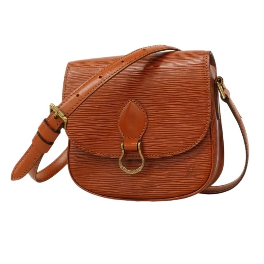 Authentic Louis Vuitton Saint Cloud PM brown Kenya Epi lather vintage crossbody